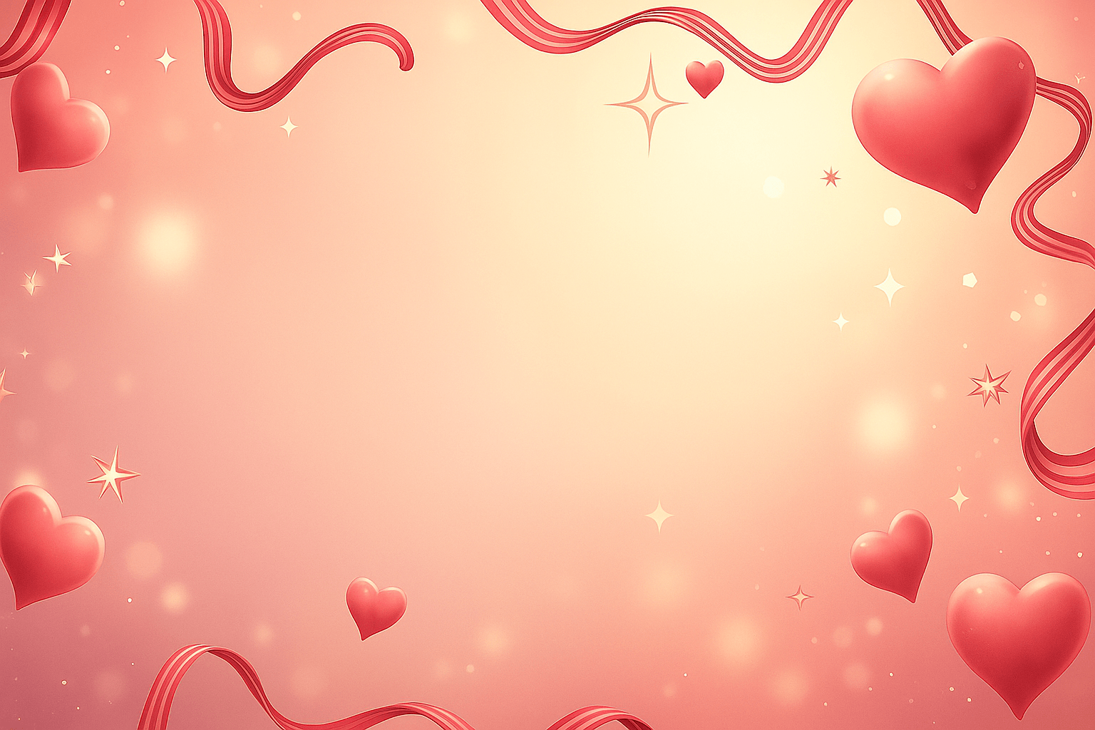Romantic hearts background by Emocia